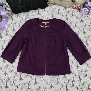 MOTTO Plum Purple Jacket Size S